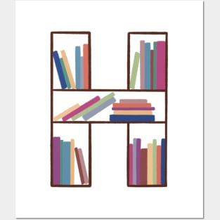 H Bookcase Posters and Art